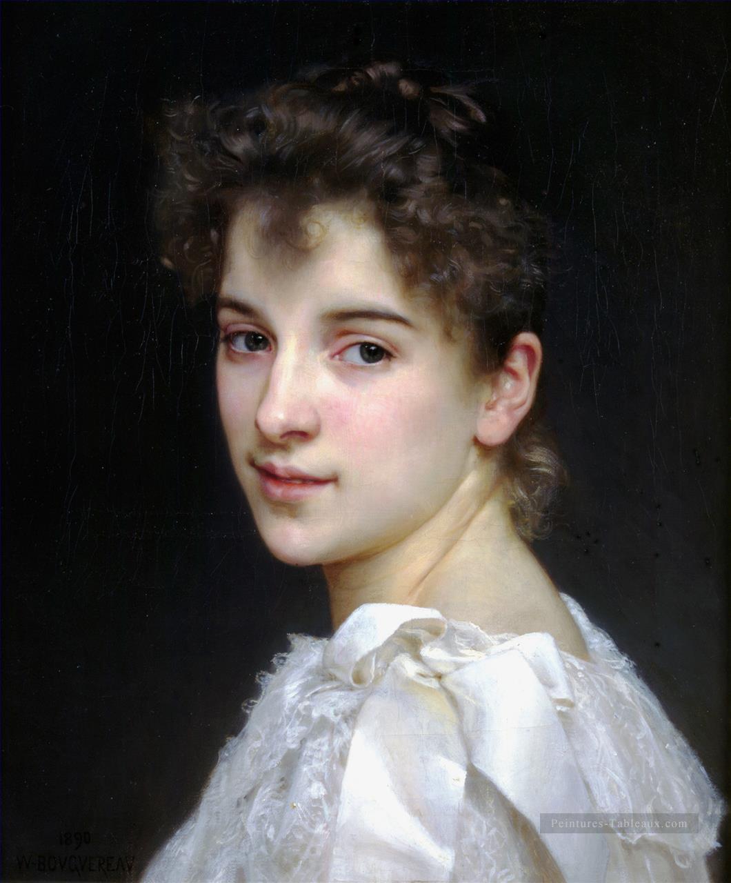 Gabrielle Cot 1890 réalisme William Adolphe Bouguereau Peintures à l'huile